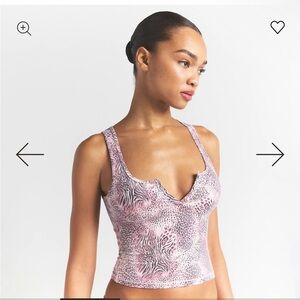 NWT Skims Sleep Tank Animal Print Size Small